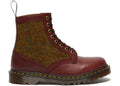 Bottes en cuir 1460 Harris Tweed Dr. Martens Rouge de bœuf