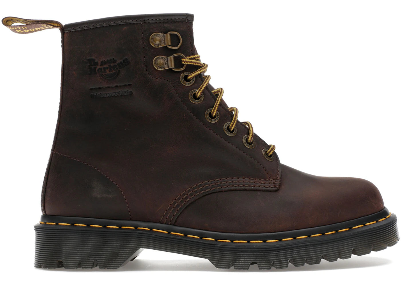Dr. Martens 1460 Lace Up Boot thisisneverthat Noir Marron