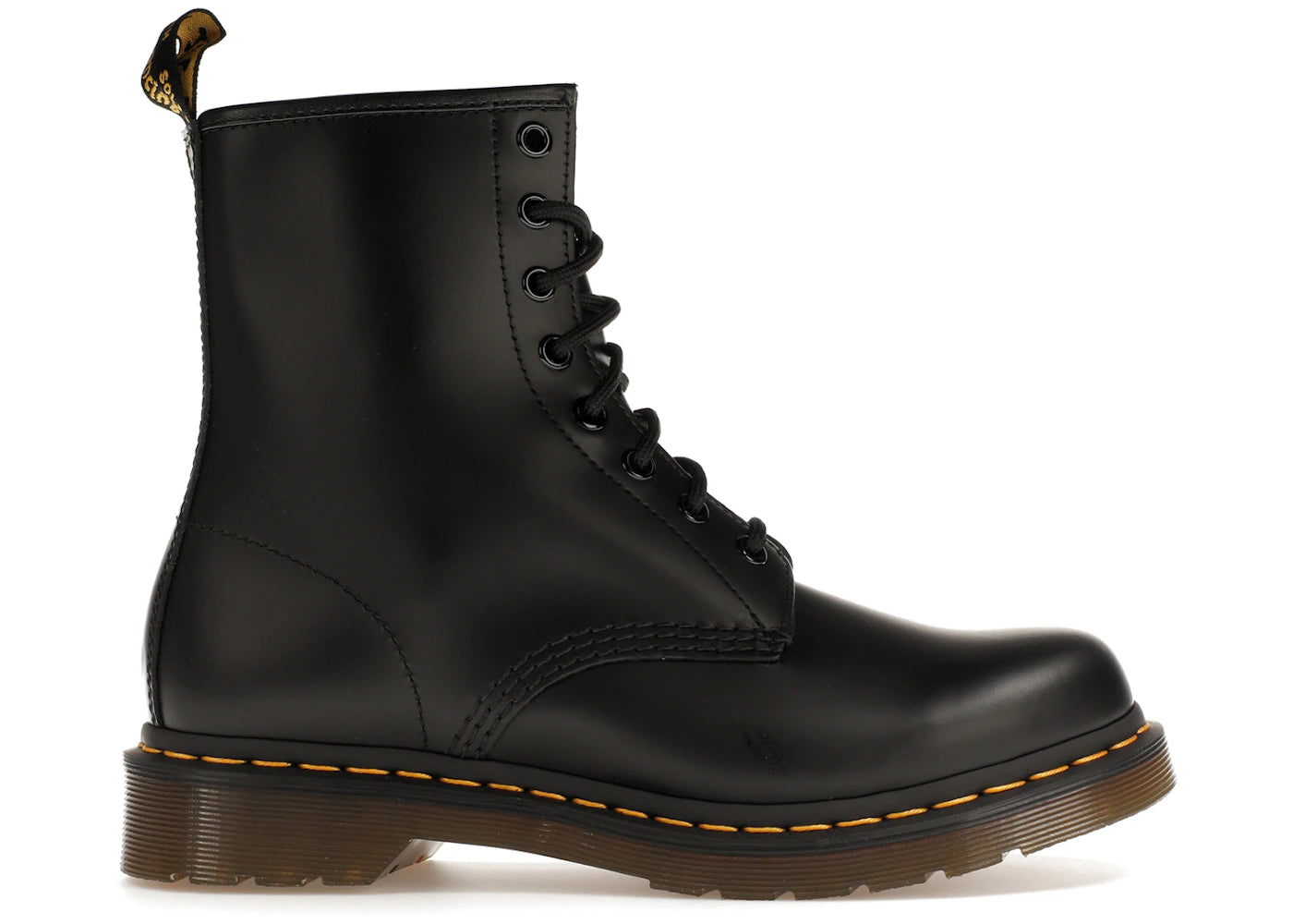 Dr. Martens 1460 Smooth Leather Lace Up Boot Black