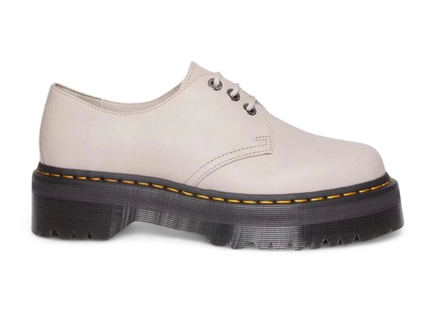 Dr. Martens 1461 II Cuir Pisa Plateforme Vintage Taupe
