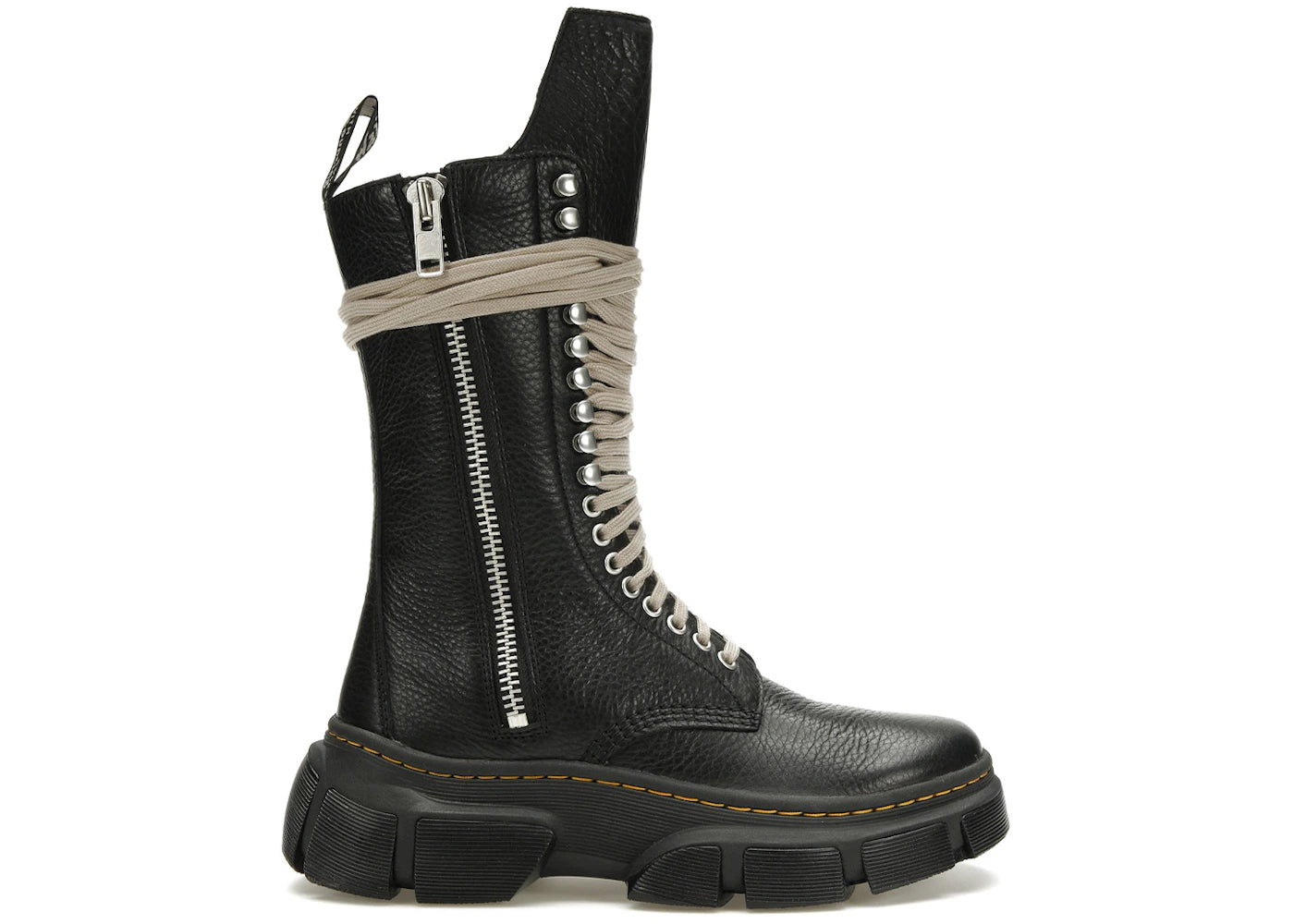 Dr. Martens 1918 DMXL Botte zippée mollet Rick Owens Noir