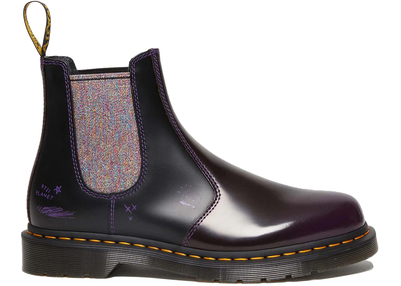 Dr. Martens 2976 Bottines Chelsea BT21 Violet Noir
