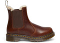 Dr. Martens 2976 Leonore Orleans Chelsea-Boot mit Kunstfellfutter, Butterscotch