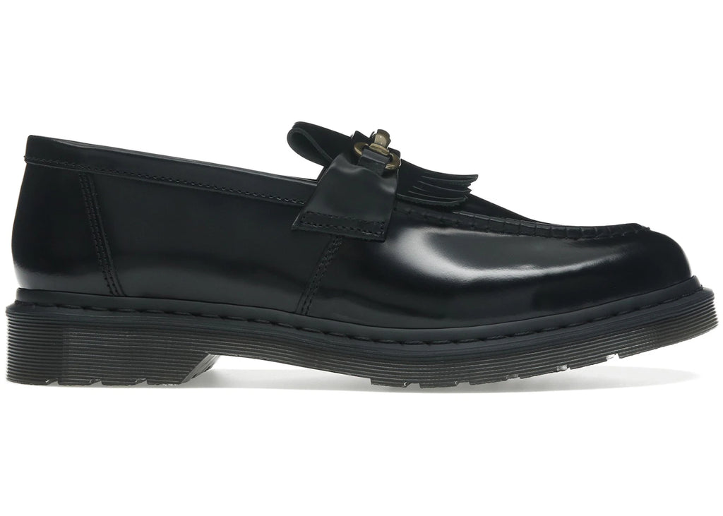 Dr. Martens Adrian Snaffle Glattleder-Quasten-Loafer Schwarz