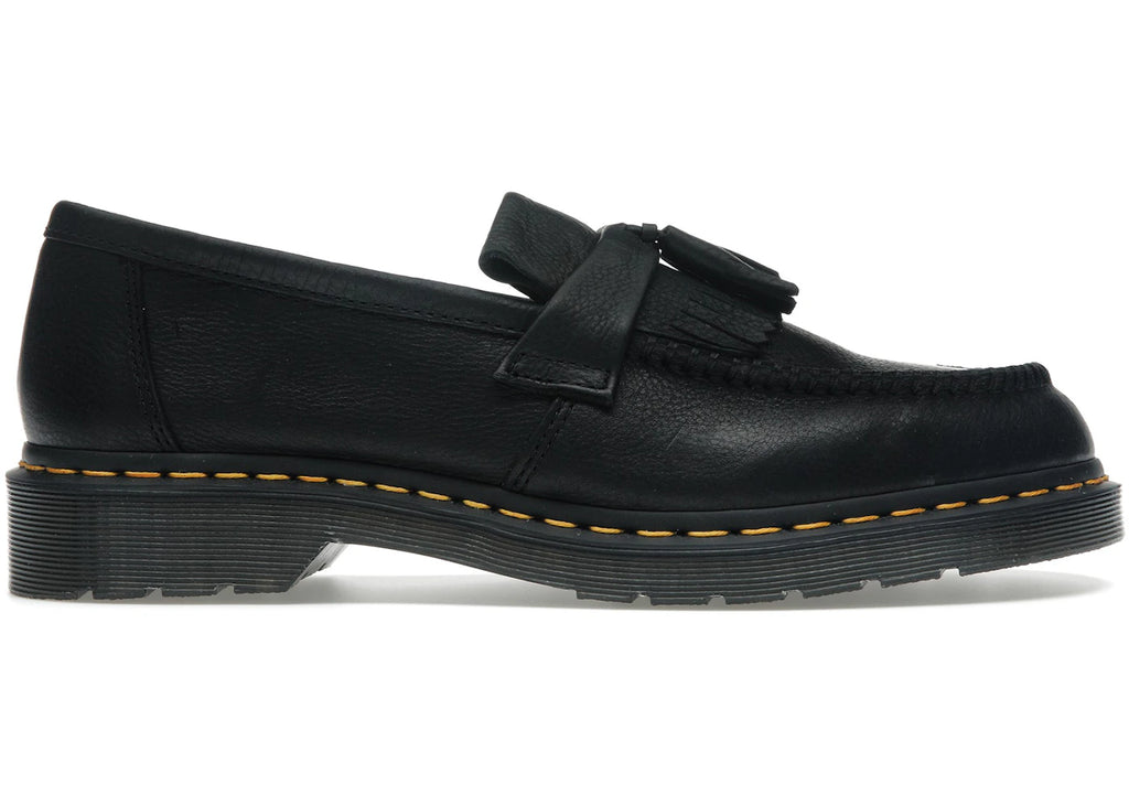 Dr. Martens Adrian Yellow Stitch Ambassador Leder-Loafer Schwarz