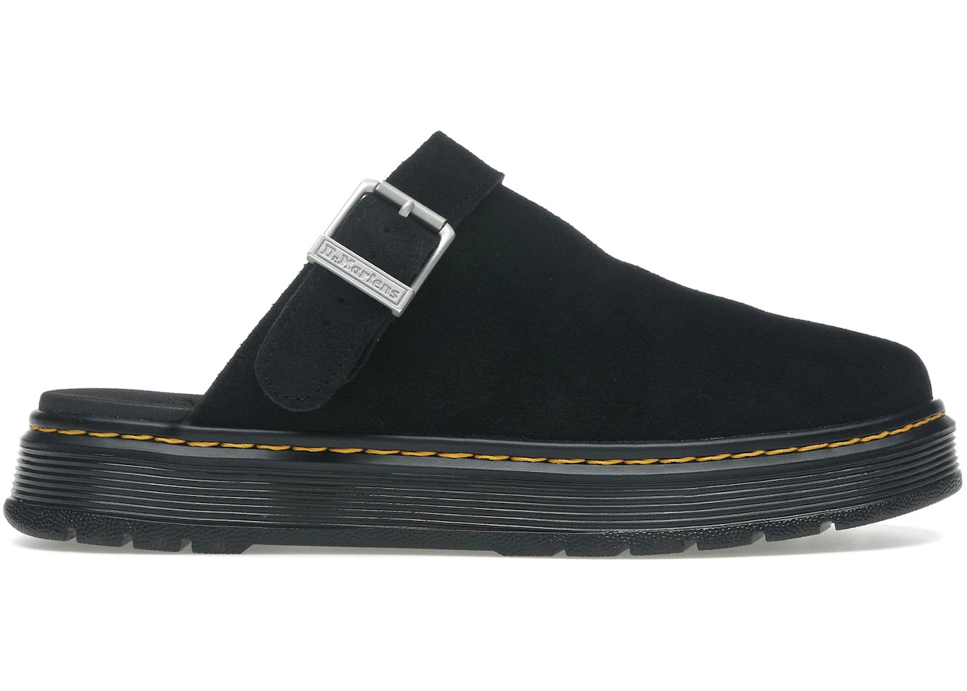 Mules Dr. Martens Brookline en daim noir Bronx