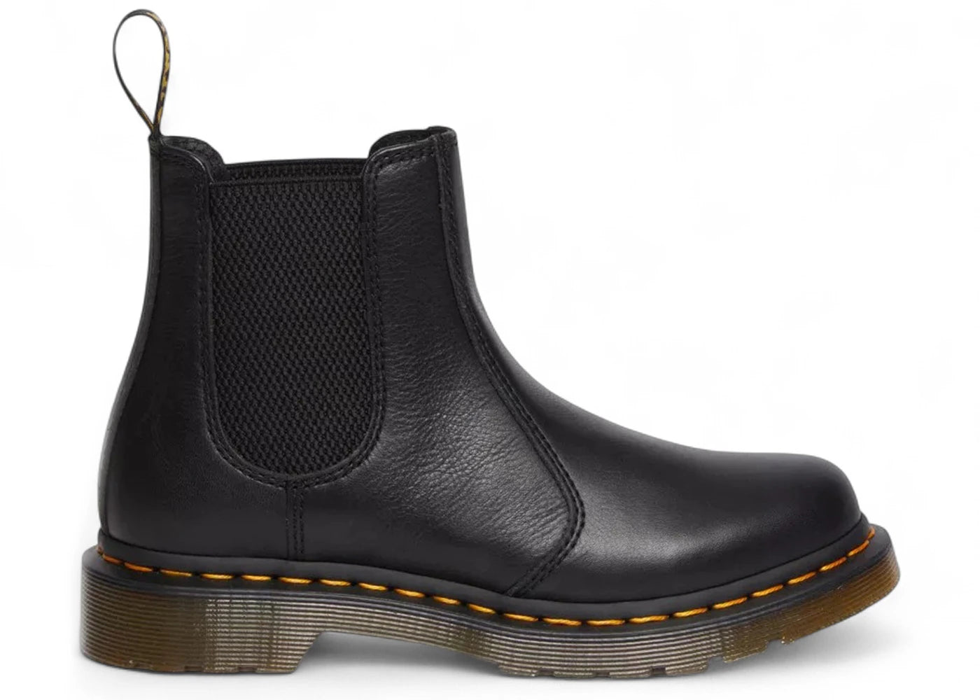 Bottes Chelsea Dr. Martens 2976 en cuir Virginia noires