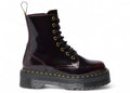 Dr. Martens Jadon Arcadia Leather Platform Lace Up Boot Cherry Red