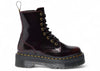 Dr. Martens Jadon Arcadia Leather Platform Lace Up Boot Cherry Red