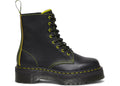 Dr. Martens Jadon II Bottes plateforme en cuir Star noir-jaune