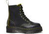 Dr. Martens Jadon II Bottes plateforme en cuir Star noir-jaune