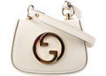 Gucci Blondie Geldbörse mit weißem Lederriemen