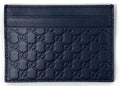 Gucci Kartenetui Microguccissima Marineblau