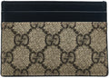 Gucci Kartenetui Supreme Beige/Schwarz
