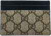 Gucci Kartenetui Supreme Beige/Schwarz