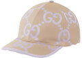 Gucci Jumbo GG Baseball Hat Beige/Lilac