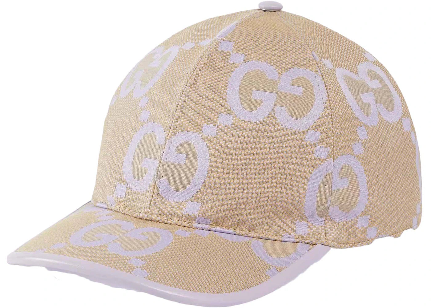Gucci Jumbo GG Baseball Hat Beige/Lilac