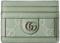 Gucci Ophidia Denim Kartenetui Hellgrün