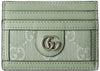 Gucci Ophidia Denim Kartenetui Hellgrün