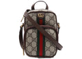 Gucci Ophidia GG Supreme Schultertasche Beige Ebony