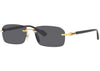 Gucci Rimless Sunglasses Gold