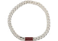 Gucci Trademark Enamel Chain Necklace Silver