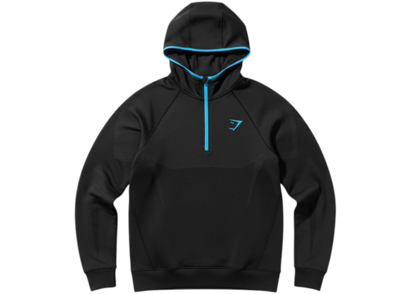 Gymshark Onyx 5.0 Seamless Hoodie Black/Onyx Grey