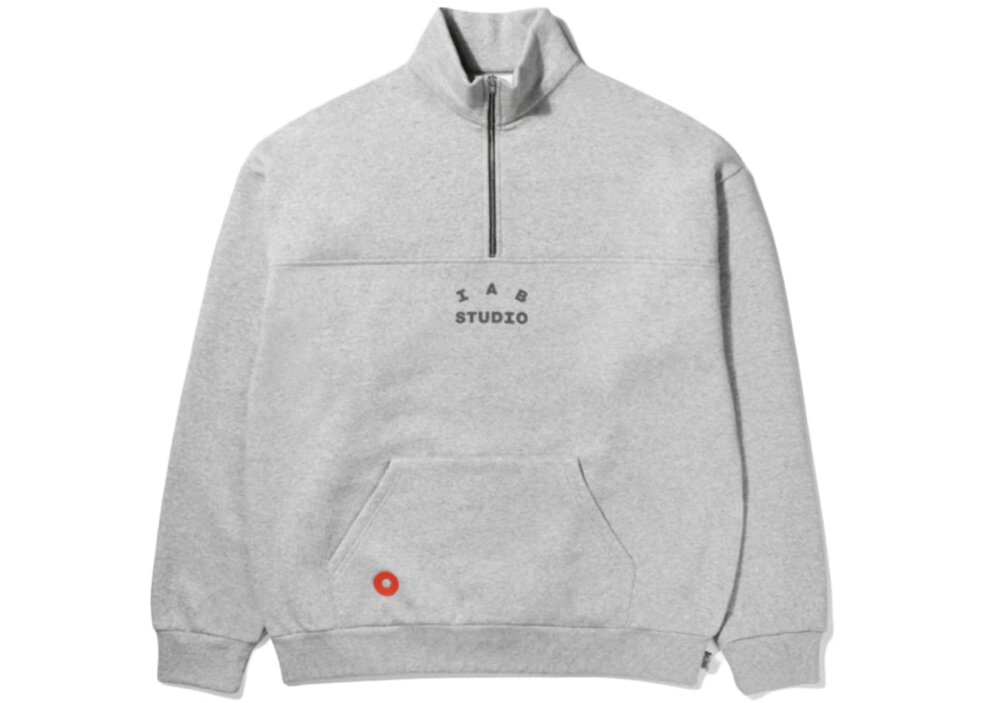 IAB Studio x Hyundai Pull demi-zip gris
