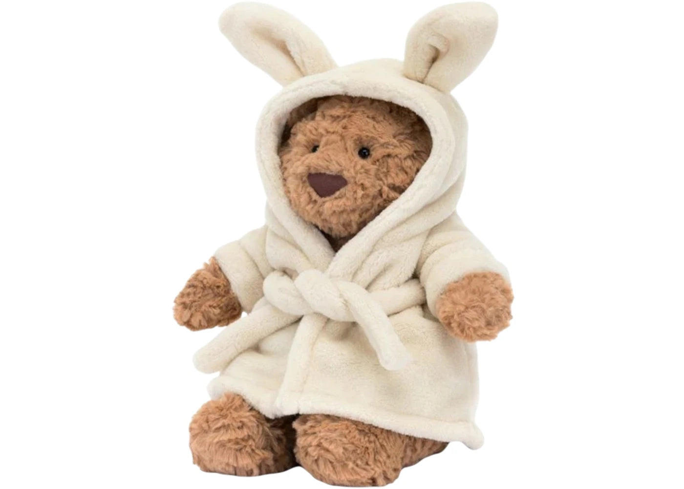 Jellycat Bartholomew Bär Bademantel-Outfit Plüschtier