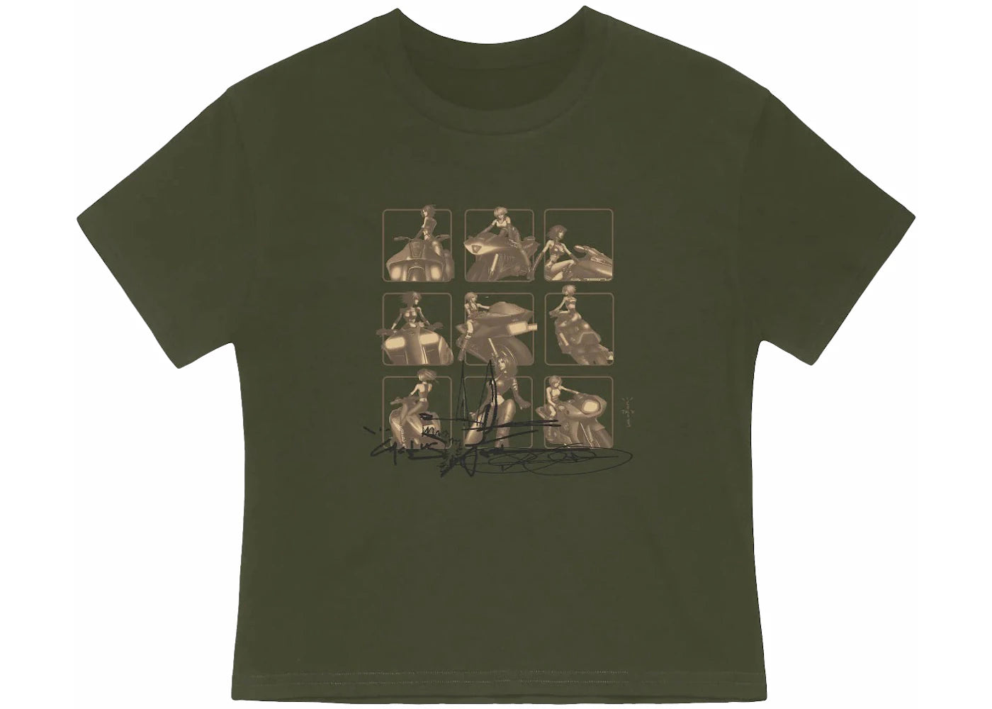 Jordan x Travis Scott Cactus Jack Tee pour bébé The Rider Vert