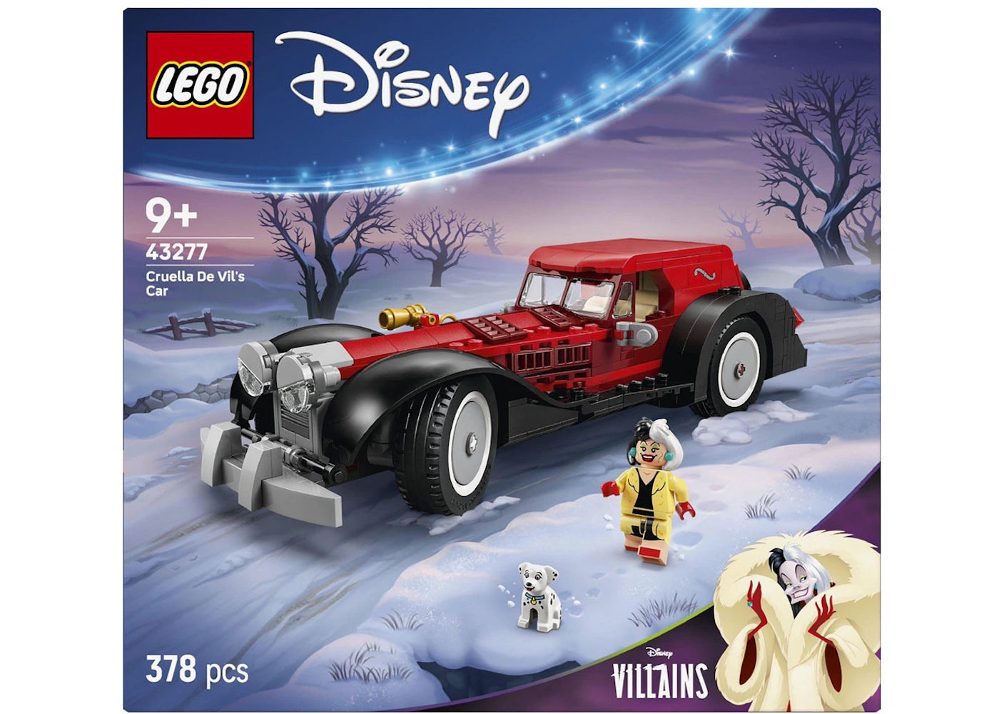 Ensemble LEGO La Voiture de Cruella Disney 43277