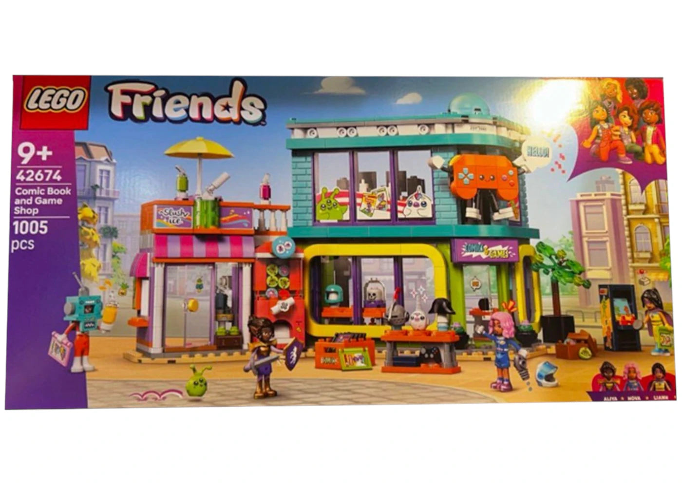 LEGO Friends Comic- und Spieleladen-Set 42674
