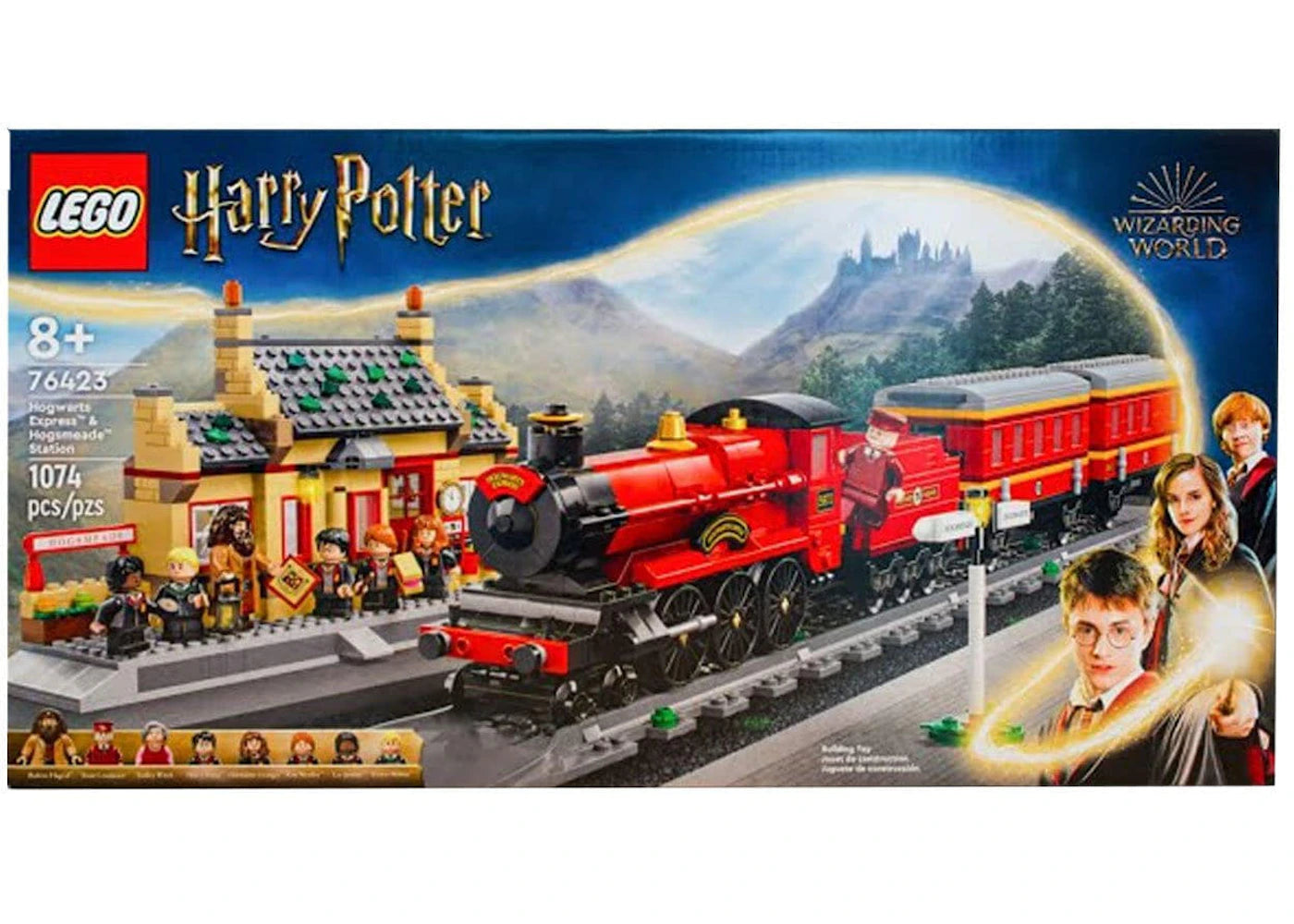 LEGO Harry Potter Hogwarts Express Zugset mit Bahnhof Hogsmeade Set 76423