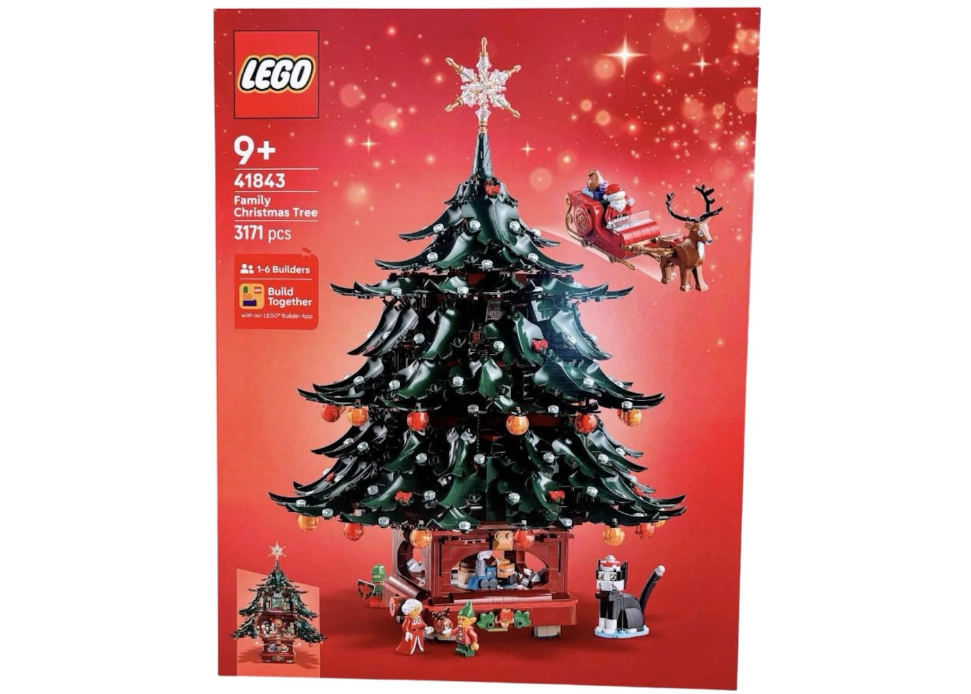 Set de décoration de l'arbre de Noël familial LEGO Icons 41843