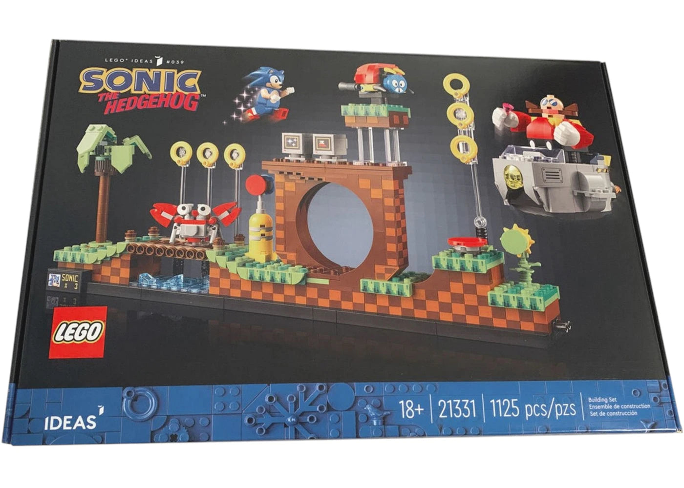 Ensemble LEGO Ideas Sonic The Hedgehog Green Hill Zone 21331