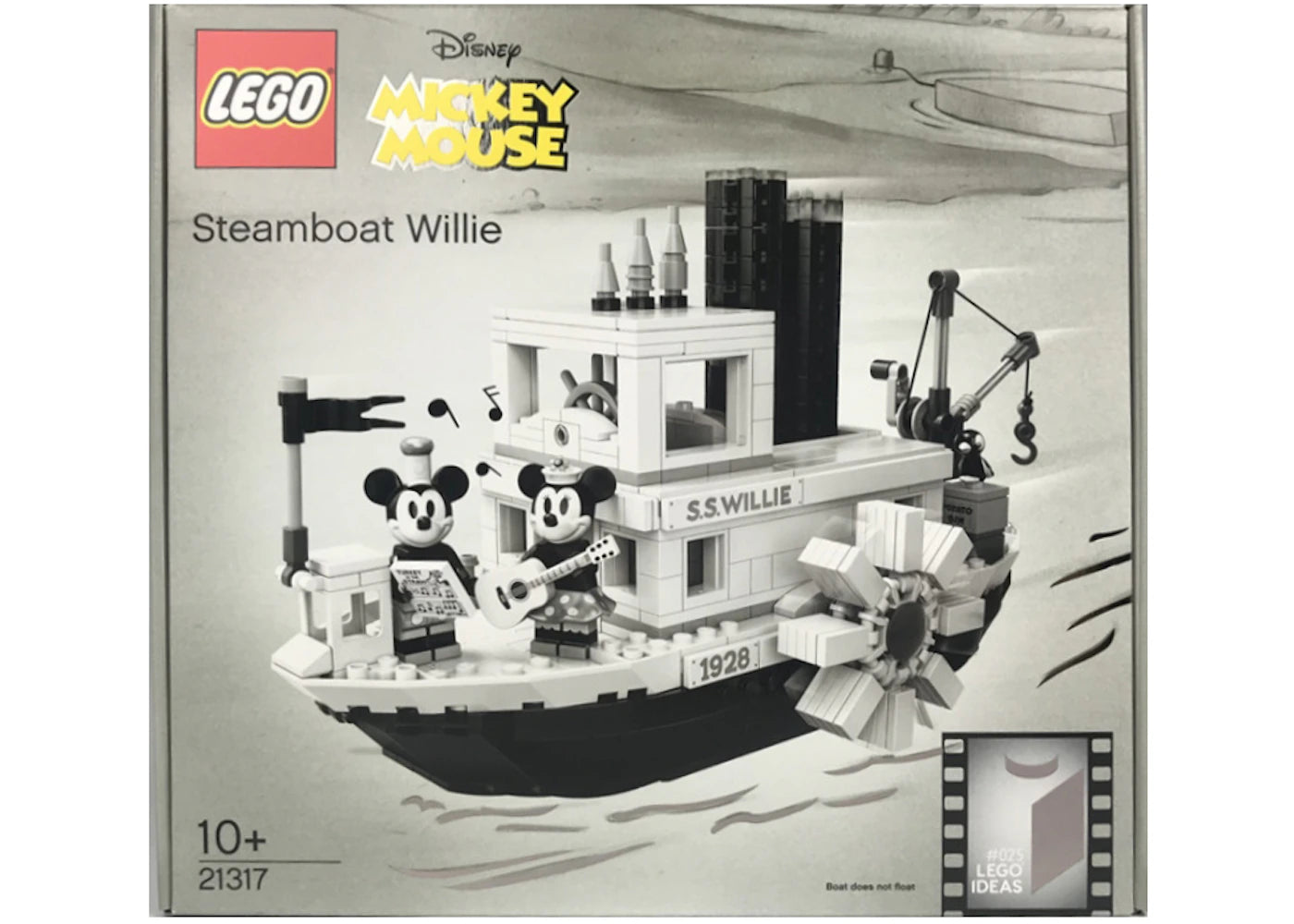 Ensemble LEGO Ideas Bateau à vapeur de Mickey Mouse (21317)