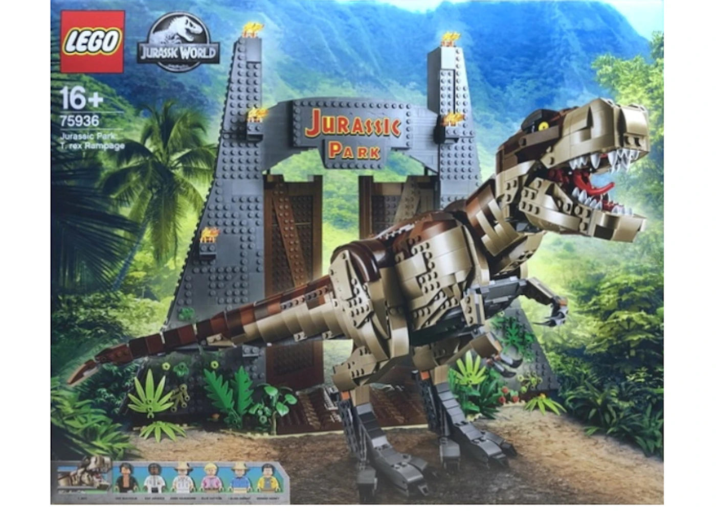 LEGO Jurassic World Jurassic Park: T. Rex Amoklauf Set 75936