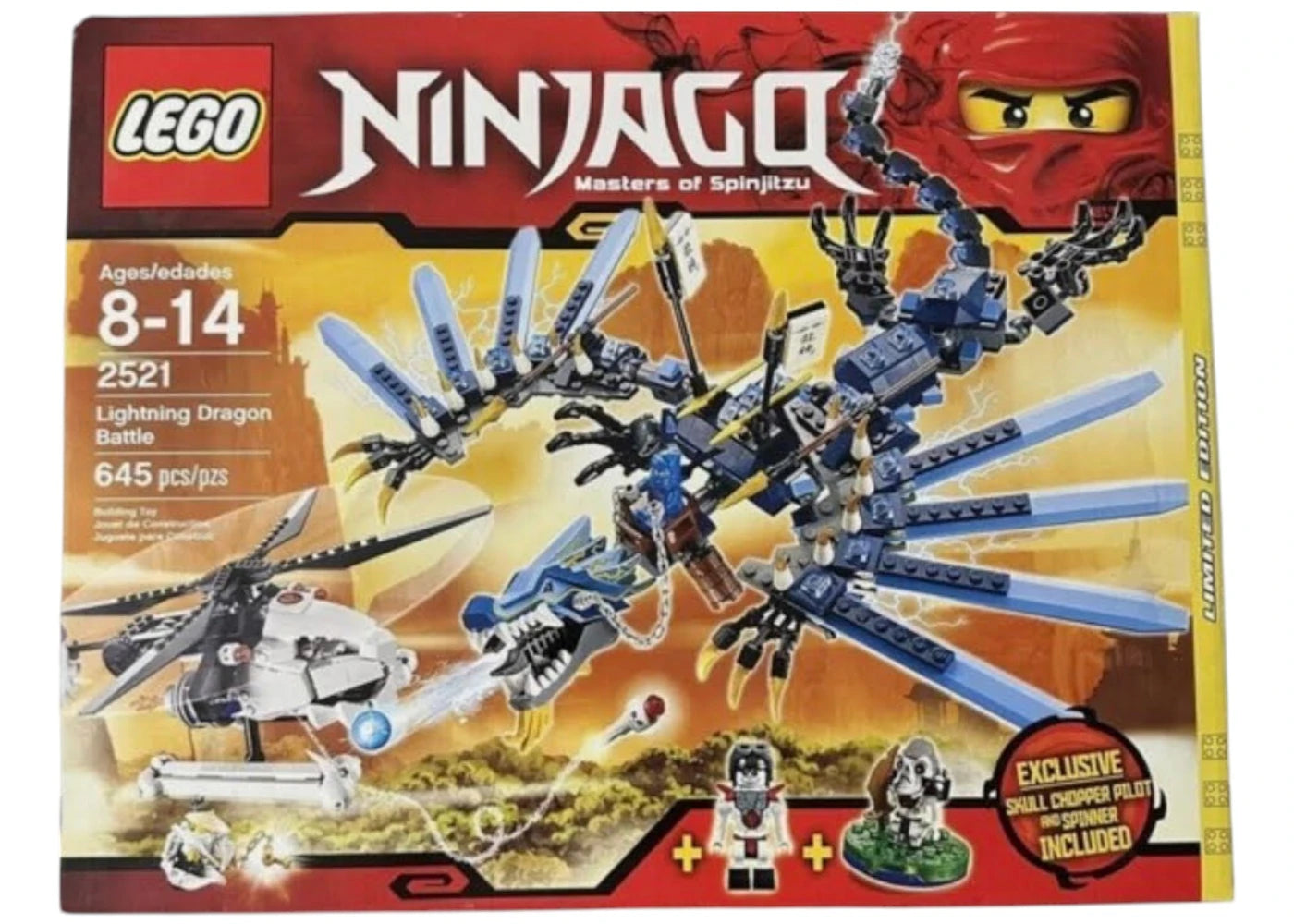 LEGO Ninjago Le Dragon Fulgurant de Jay Set 2521