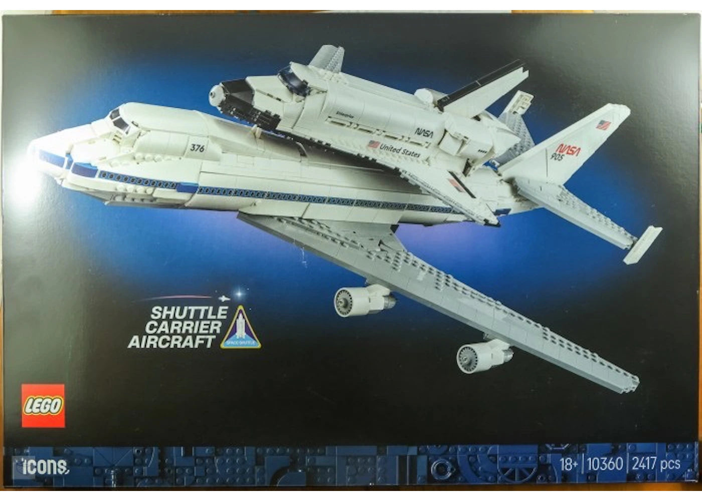 Ensemble LEGO Transporteur de Navette Spatiale 10360