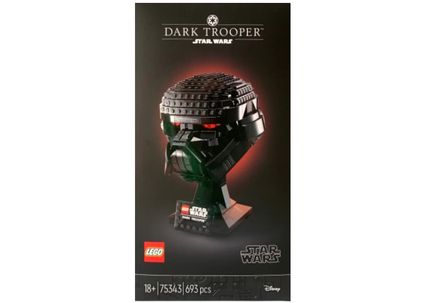 Casque LEGO Star Wars Dark Trooper - Set 75343