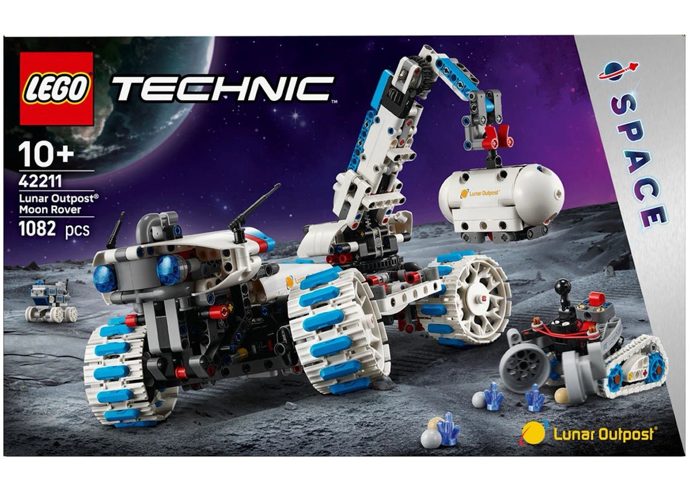 LEGO Technic Lunar Outpost Mondrover Raumfahrzeug Set 42211