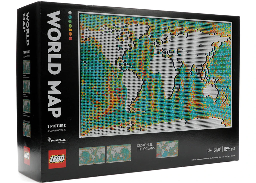 Set de la carte du monde LEGO 31203