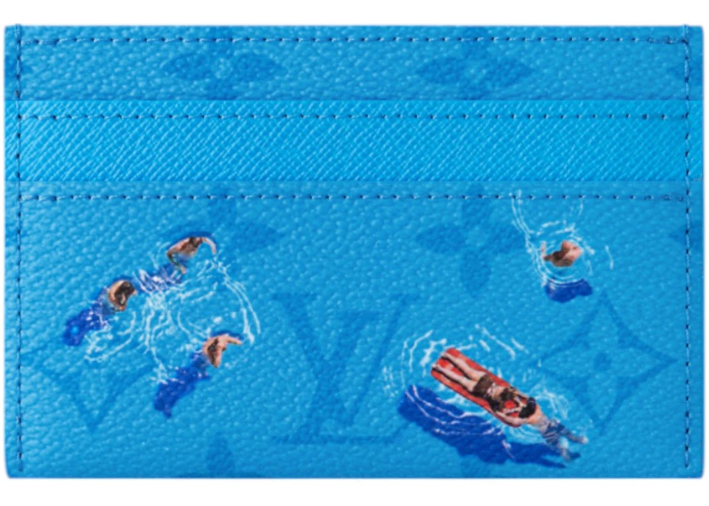 Louis Vuitton Pool Doppelkartenetui Blaue Lagune