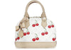Louis Vuitton x Takashi Murakami Cherry Alma BB White Monogram