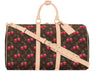 Louis Vuitton x Takashi Murakami Keepall Bandoulière 45 Monogram Cerises Marron