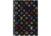 Louis Vuitton x Takashi Murakami Passport Cover Black Multicolored