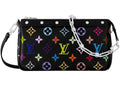 Louis Vuitton x Takashi Murakami Pochette Accessoires Schwarz Mehrfarbig