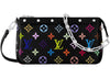 Louis Vuitton x Takashi Murakami Pochette Accessoires Schwarz Mehrfarbig
