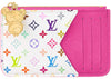 Louis Vuitton x Takashi Murakami Romy Kartenhalter Kawaii Rosa/Weiß Mehrfarbig