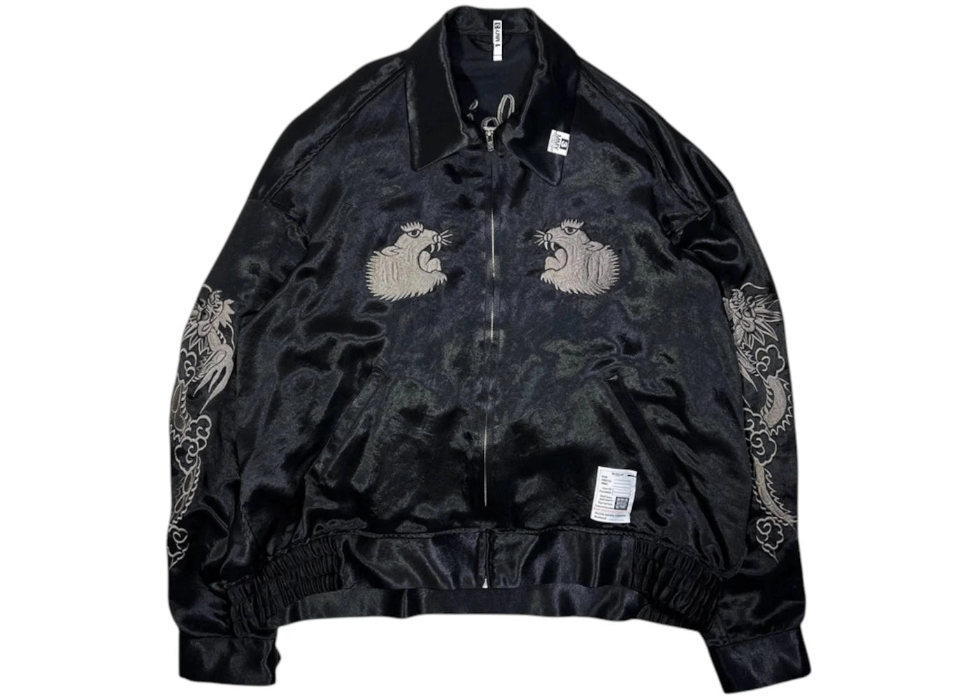 Maison Mihara Yasuhiro Veste Souvenir Col Noir